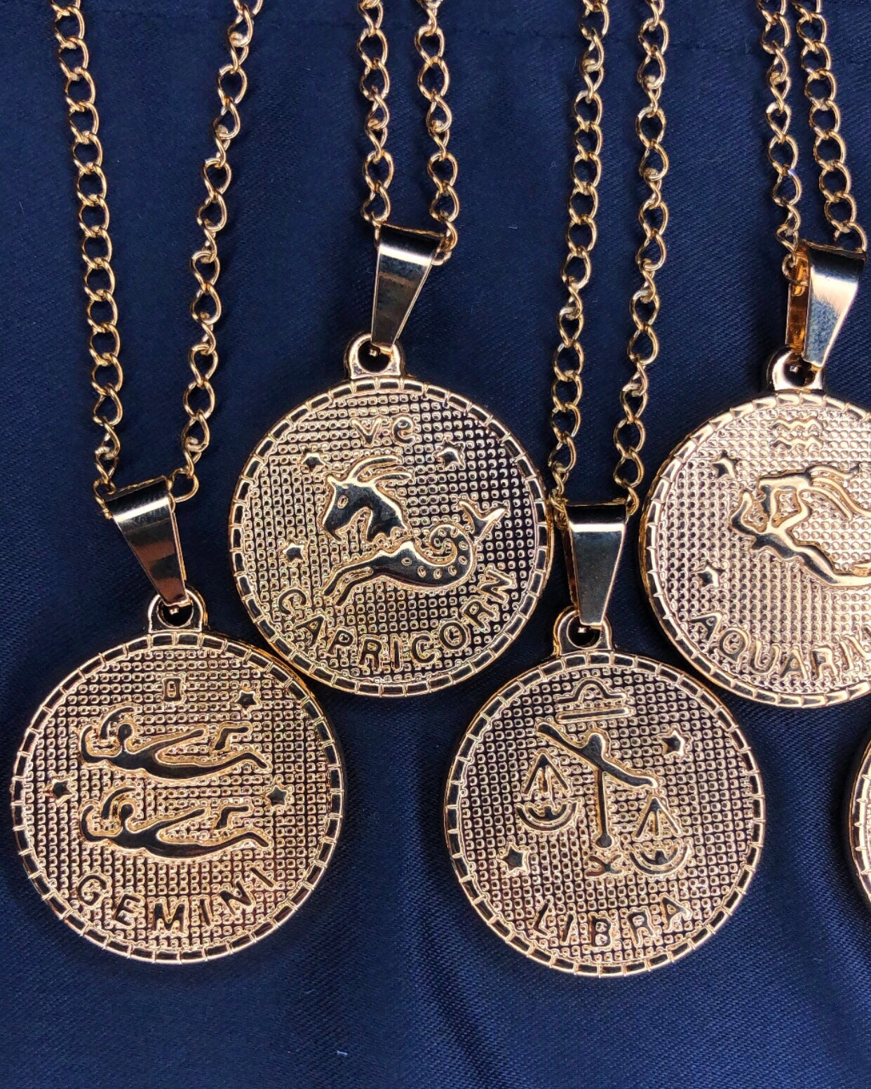 Gold/Silver 18K Zodiac Necklace